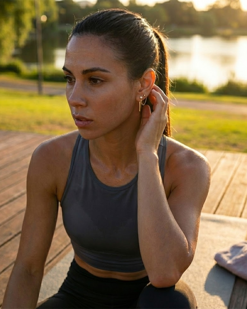 Solitaire Sphere Earrings