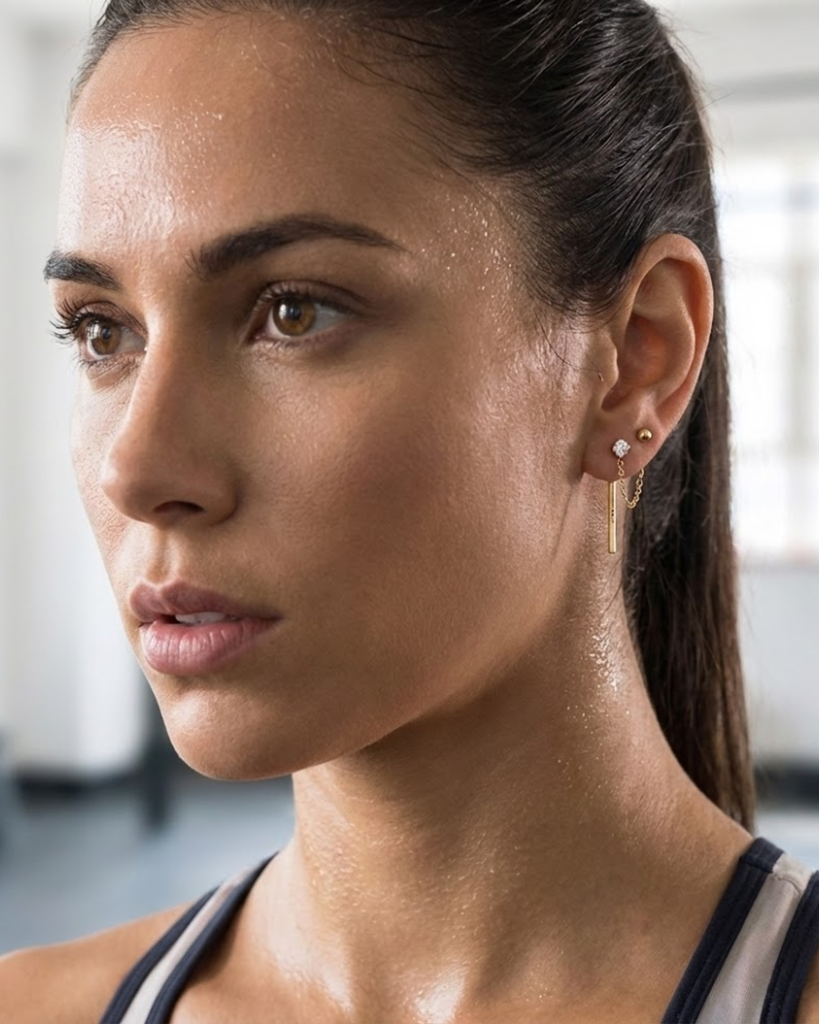 Solitaire Sphere Earrings