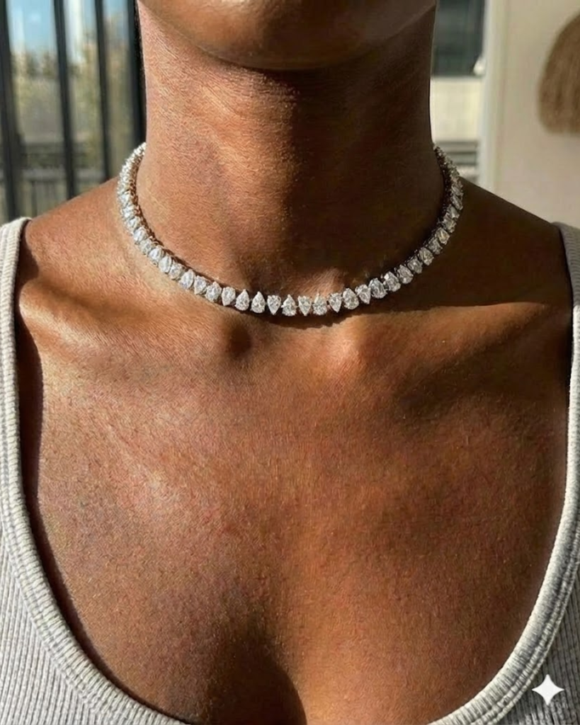 Cascade of Light Diamond Rivière